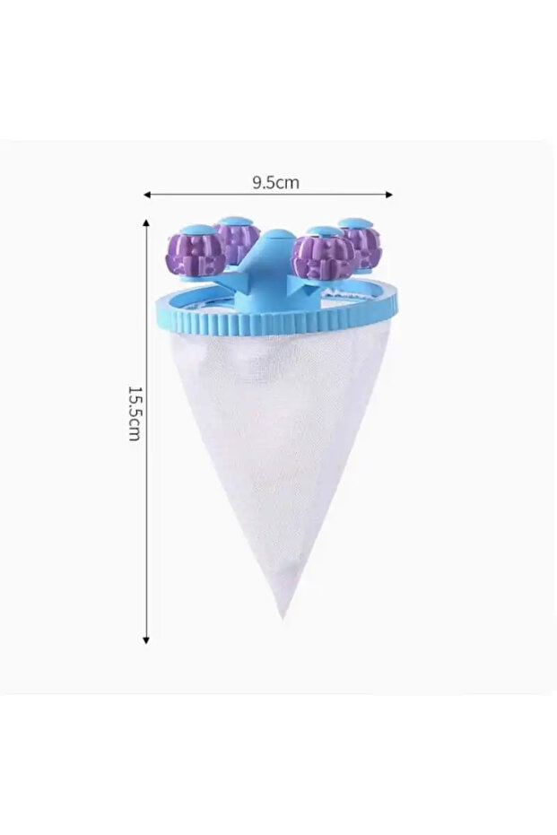 xyjglw-blue Washing Machine Filter Bag Reusable Net Laundry Ball Floating Lint Hair Catcher Pet Hair