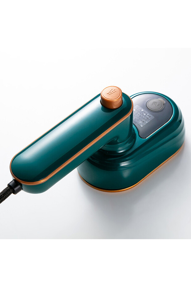 US Type B-Green Mini Handheld Steam Iron 170° Rotating High-Temperature 180°C Portable Garment Steam