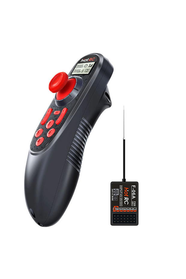 DS600 مع PWM RX HOTRC DS-600 6CH 2.4GHz جهاز إرسال نظام راديو وحدة تحكم عن بعد مع DS 600 PWM
