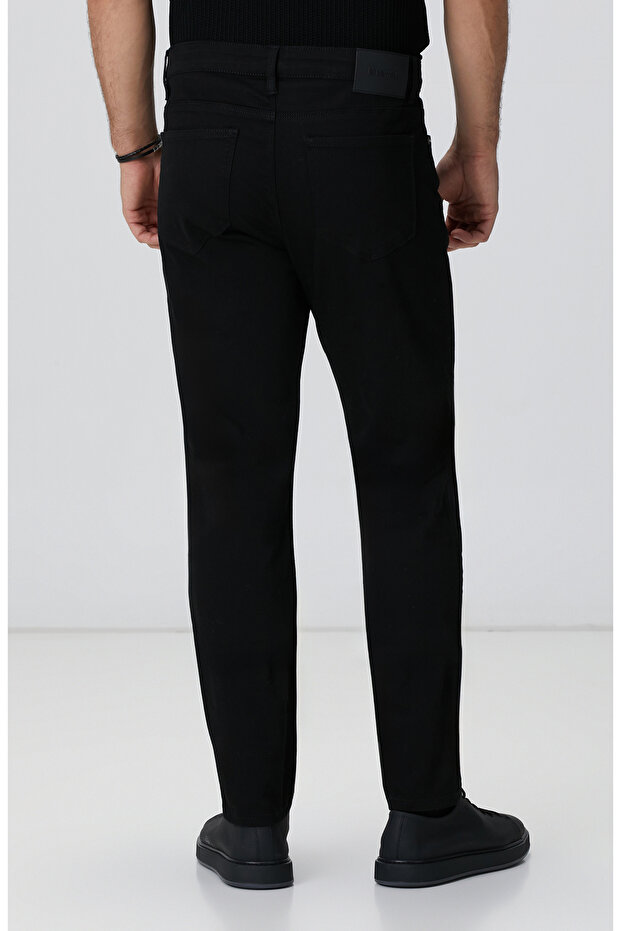 Siyah Casual Pantolon - 3