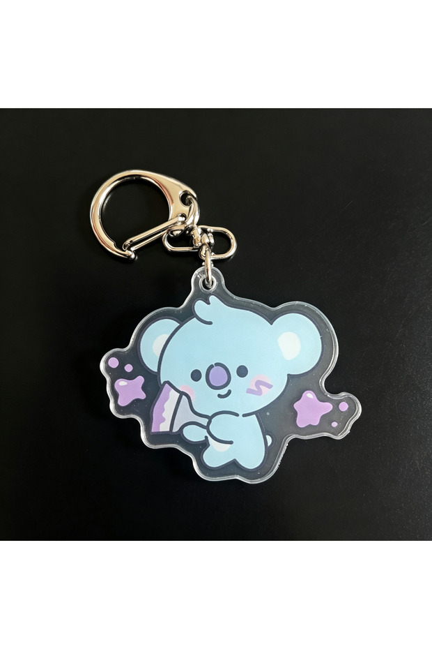 koya New BT21 Koya RJ Shooky Cooky Tata Chimmy Mang keychain creative high-quality anime cartoon fig
