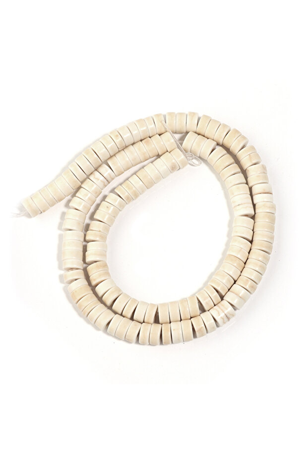 3x8mm white 1strand/lot Natural Stone Beads Ntural Turquoise Spacer Beads Flat Round Loose Beads For