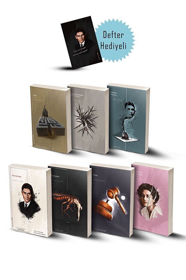 Franz Kafka Set - 7 Books / Notebook Gift - Special Box