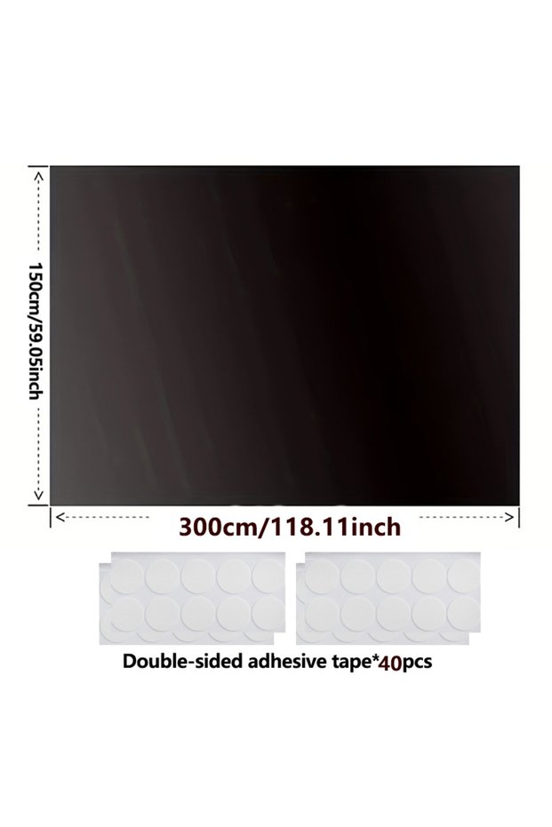 3M Cloth 40 Adhesive 95-98% Blackout Curtain DIY Portable Travel Removable Blocking Darkest Window F