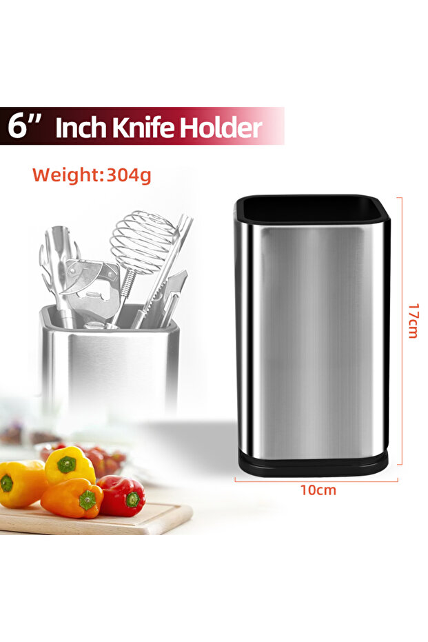 6inch Kitchen Organizer Kitchen Utensil Holder for Countertop Large Cooking Utensil Storage Organize
