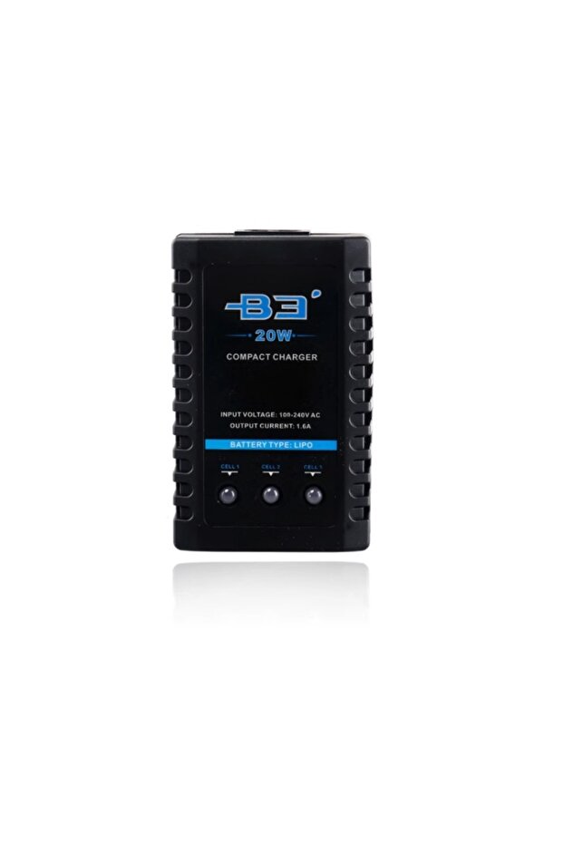 EU plug 20W Model Car Charger B3 10W 20W Fixed Wing 2S -3S Lithium Battery 7.4V11.1V Balance Charger