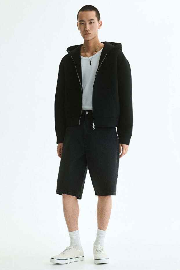 Loose Fit Zip-through hoodie