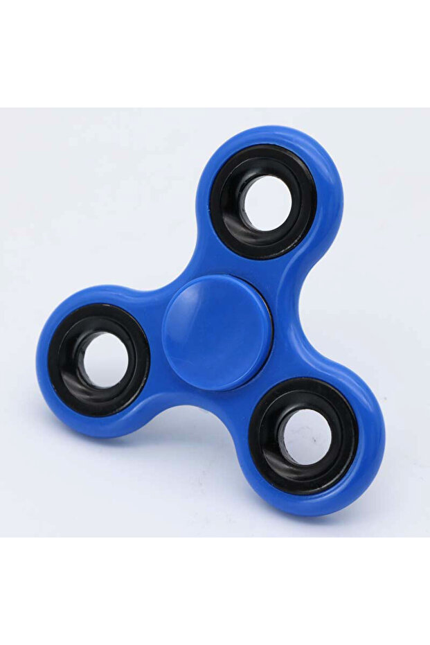 blue ABS Fidget Spinner EDC Spinner For Autism ADHD Anti Stress Tri-Spinner High Quality Adult Kids