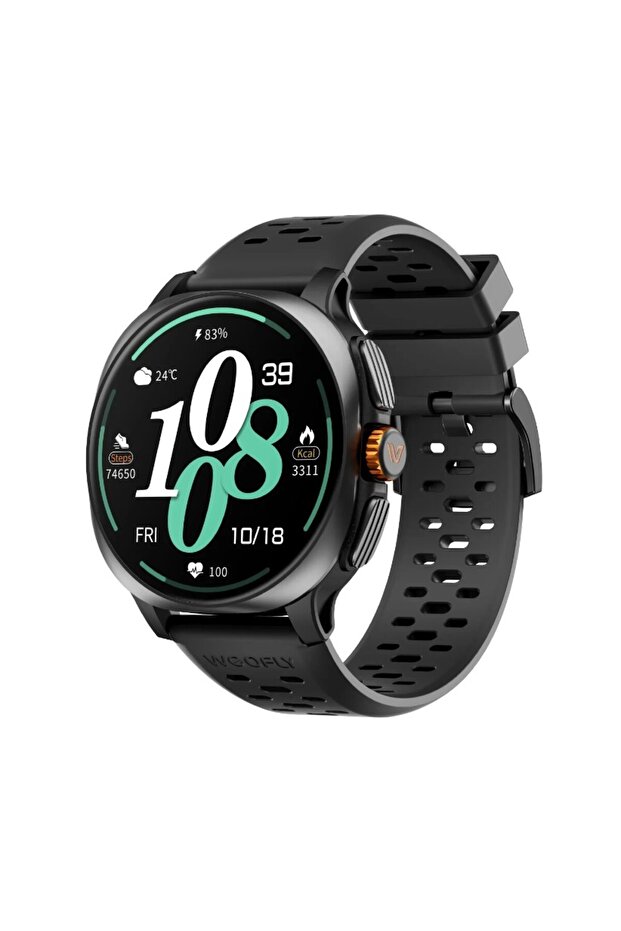 Vive 2 GPS Smart Watch with 1.43" AMOLED Display, Bluetooth Calling, 5ATM Waterproof, Heart Rate & SpO2 Monitor, Android & iPhone Compatible