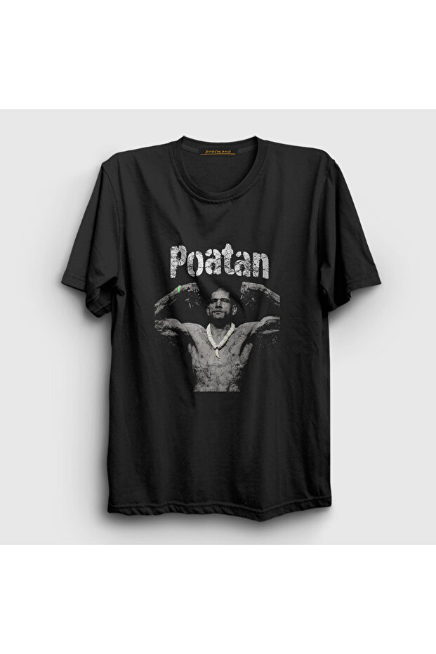 Unisex Black Poatan Mma Ufc Alex Pereira T-Shirt 455170Tt