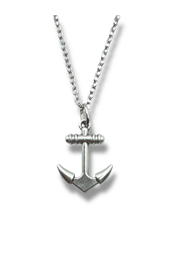Unisex Necklace with Sea Anchor Figure – Antique, Powerful and Meaningful Design