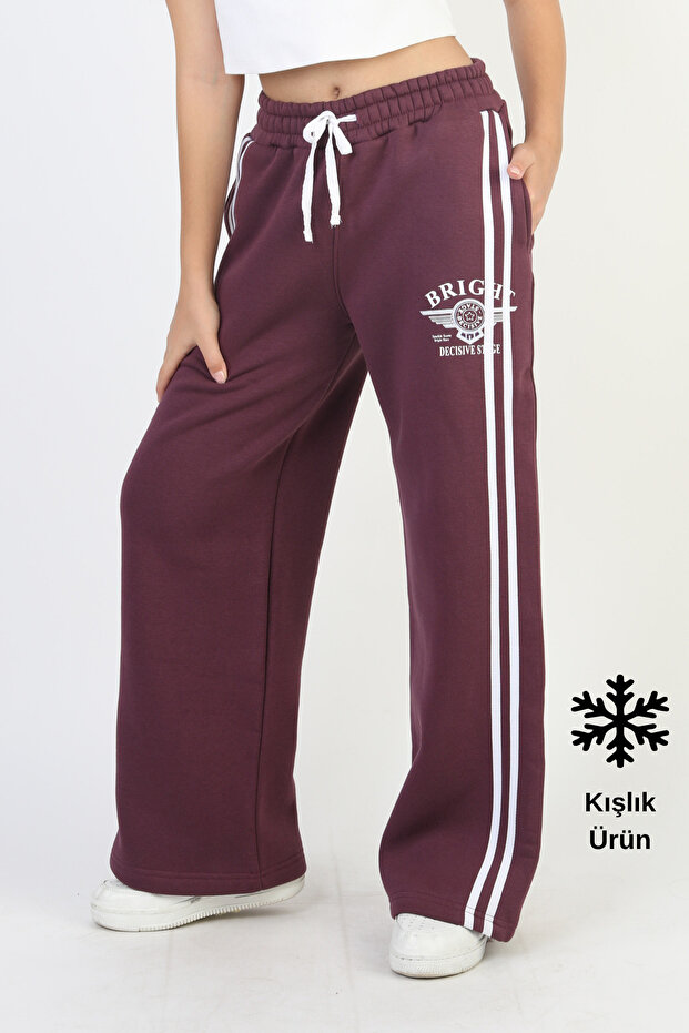 Girl's Thick Winter Fleece-Lined Sweatpants