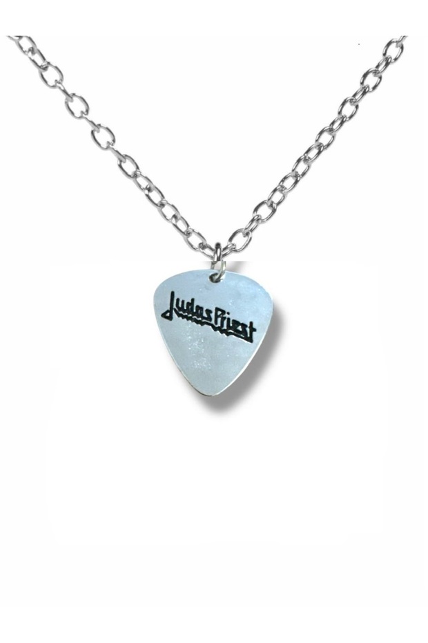 Judas Priest Heavy Metal Band Pen-Shaped Double-Sided Rock Sign Unisex Metal Necklace