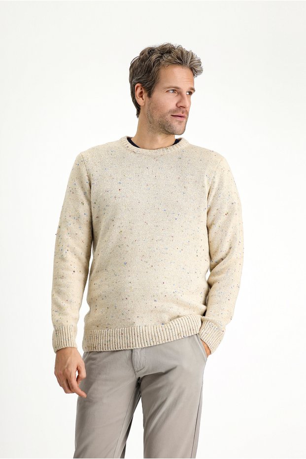 Crew Neck Slim Fit Slim Fit Patterned Wool Knitwear Sweater