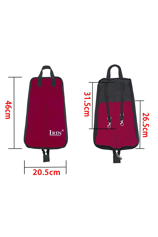 Stick Bag red IRIN Drum Stick Bag Oxford Cloth Drumstick Thicken Case Waterproof Handbags Carrying S