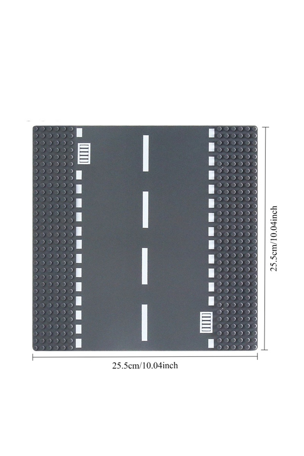 Straight Road 1PCS 32X32 Baseboard for Building Blocks Grassland River Tropical Jungle City Road Ser