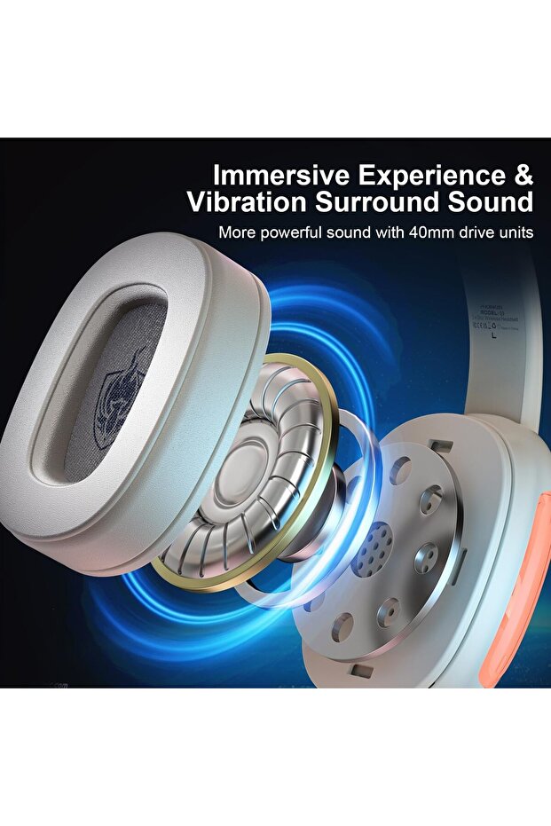 Wireless Gaming Headset for PS4 PS5 PC Switch - 3