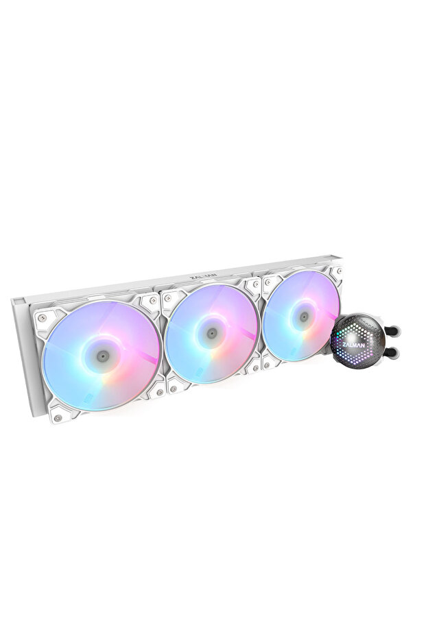 Zalman 360mm Alpha-36Wh Argb 1851P-Am5 Liquid Cooled Processor Fan White