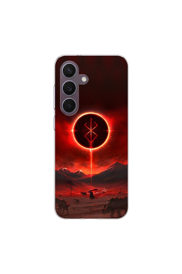 Samsung Galaxy S26 Compatible Anime 2/1 Design Transparent Case