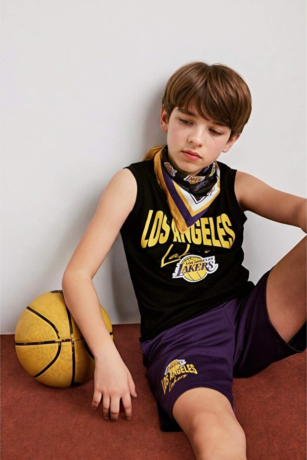 Nba Los Angeles Lakers Crew Neck Undershirt Boys H2955A826Hs