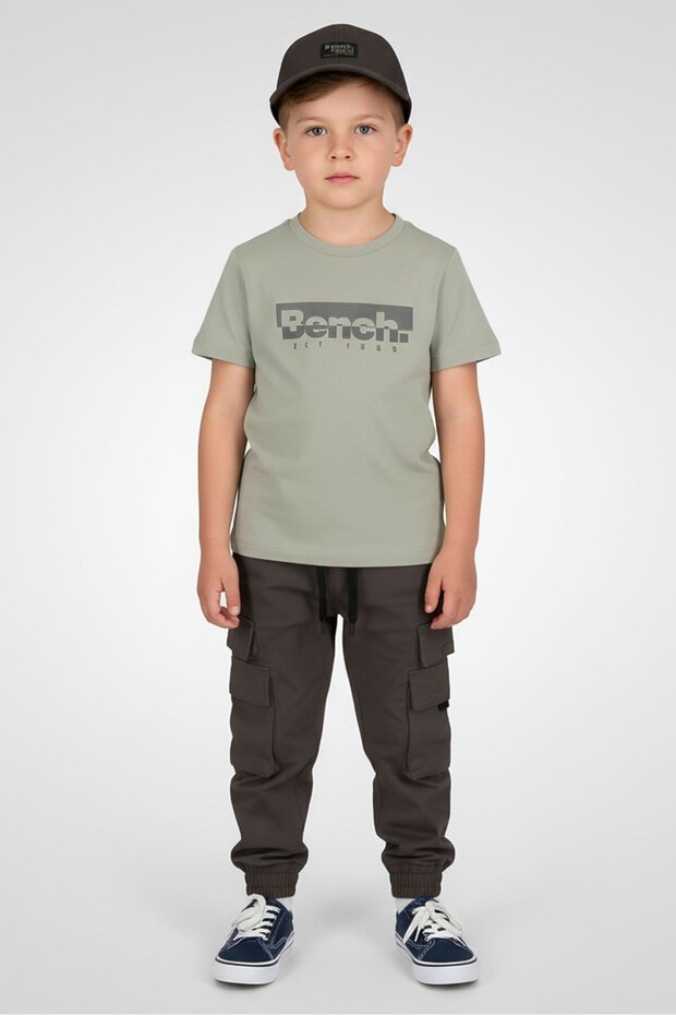 Toddlers Boy 3Pcs Graphic Print T-Shirt And Jogger Pants Set with Cap, Multicolor