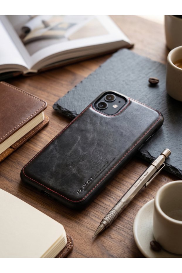 iPhone 11 Model Genuine Leather Handcrafted Phone Case