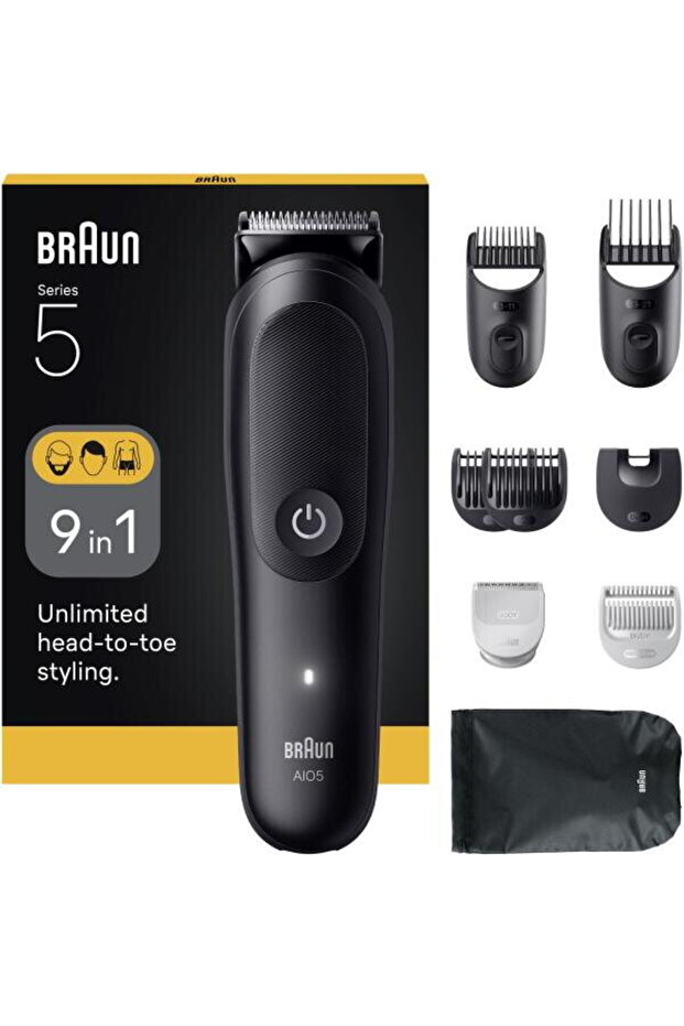 Trimmer multifuncțional AIO5540, Negru