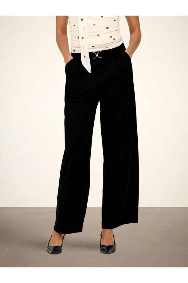 Jdygeggo Life Belt Pant Jrs Noos Women's Trousers Black (15360117)