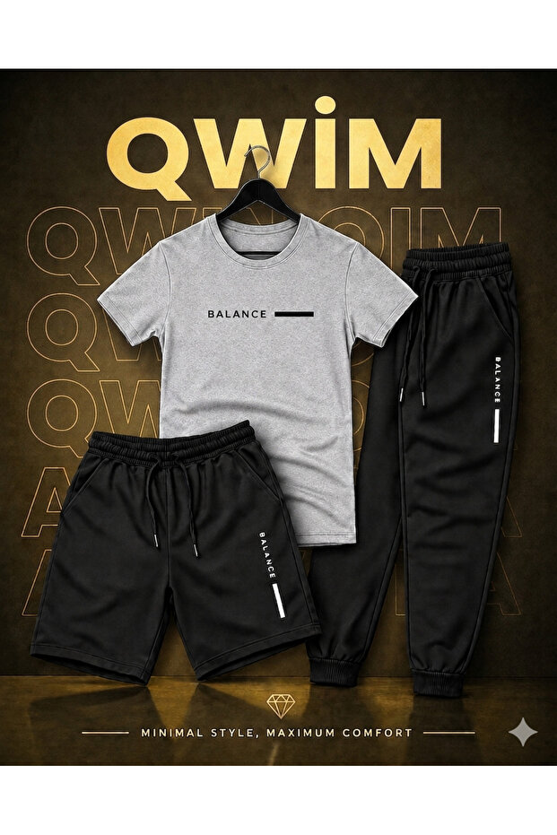 Qwim 3-Piece Sports Printed Stylish Set