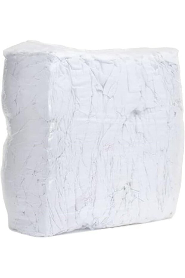 Cotton Rags White 8kg Bag