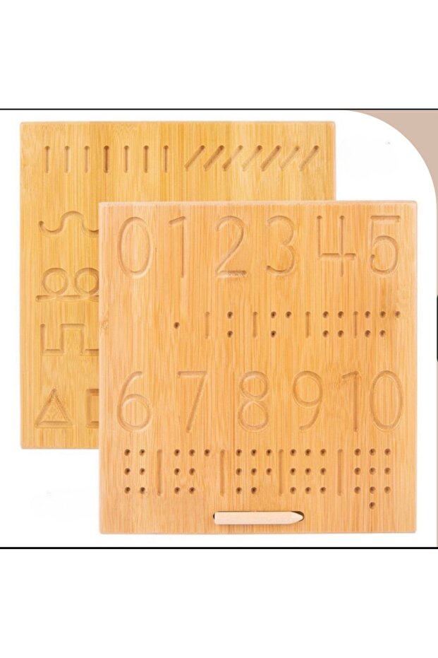 Wooden Tracing Numbers