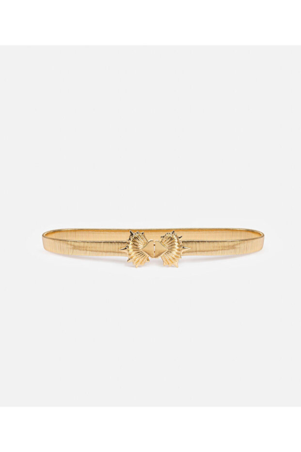 Metal Sea Shell Buckle Belt