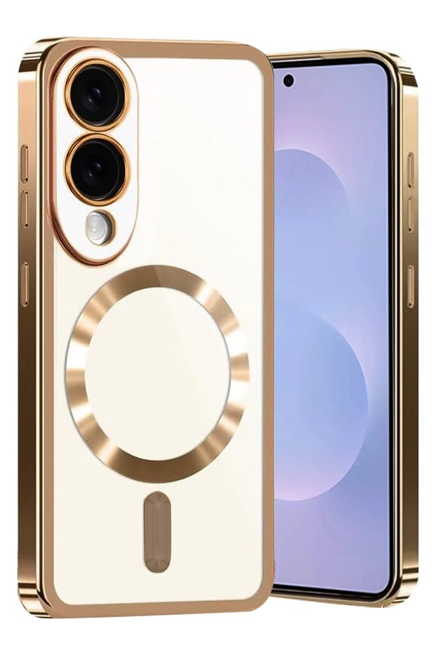 Ilkeshop New Galaxy S25 Edge Kross Magneticsafe Cover - (122231) Desert Titanium