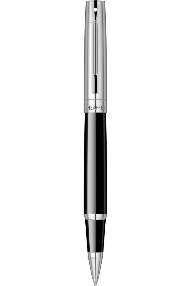 Glossy Black & Chrome CT Rollerball Pen