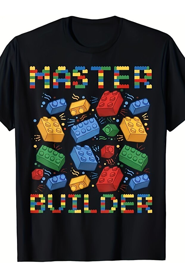 Men's Architect Builder Pattern T-shirt - 1
