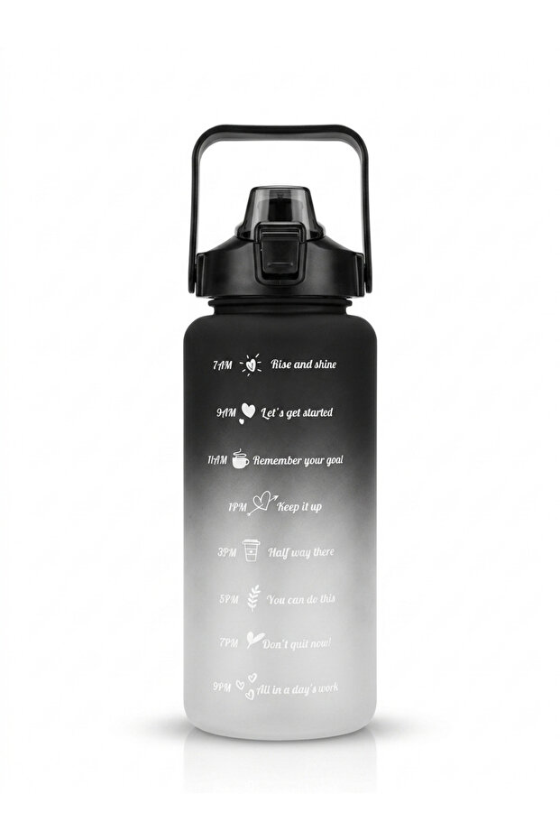 2 Lt Motivational Sports Water Bottle Bpa Free