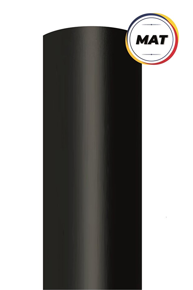 Matte Black Adhesive Coating Foil 122 Cm X 2 Mt