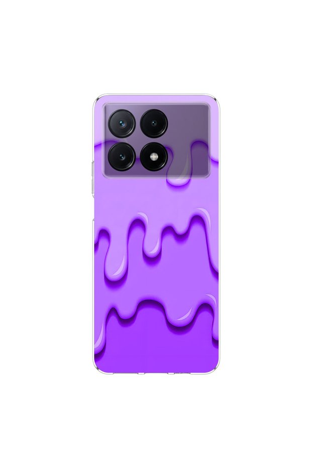 Poco X6 Pro Compatible Cream 2 Design Transparent Case