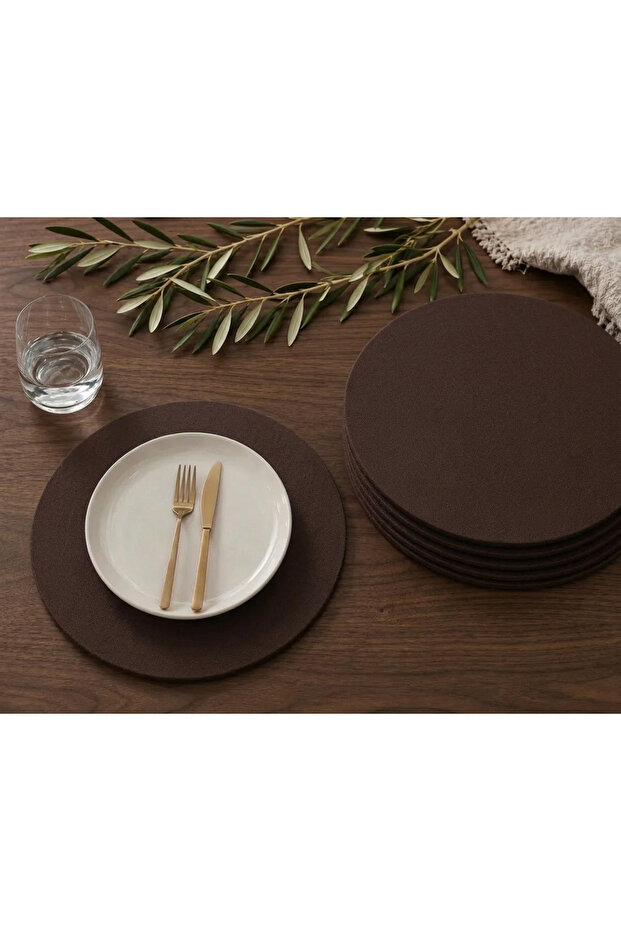 American Service, Brown Duck Linen Supla (6 Pieces)