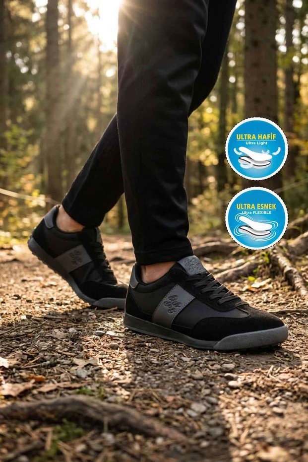 26136 m Black-Smoked Unisex Sports Shoes