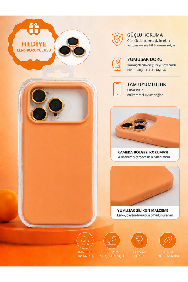 iPhone 17 Pro Max (6.9 Inch) Compatible Velvet Inside, Stain-Resistant Outside Launch Case Special Boxed Lens Gift