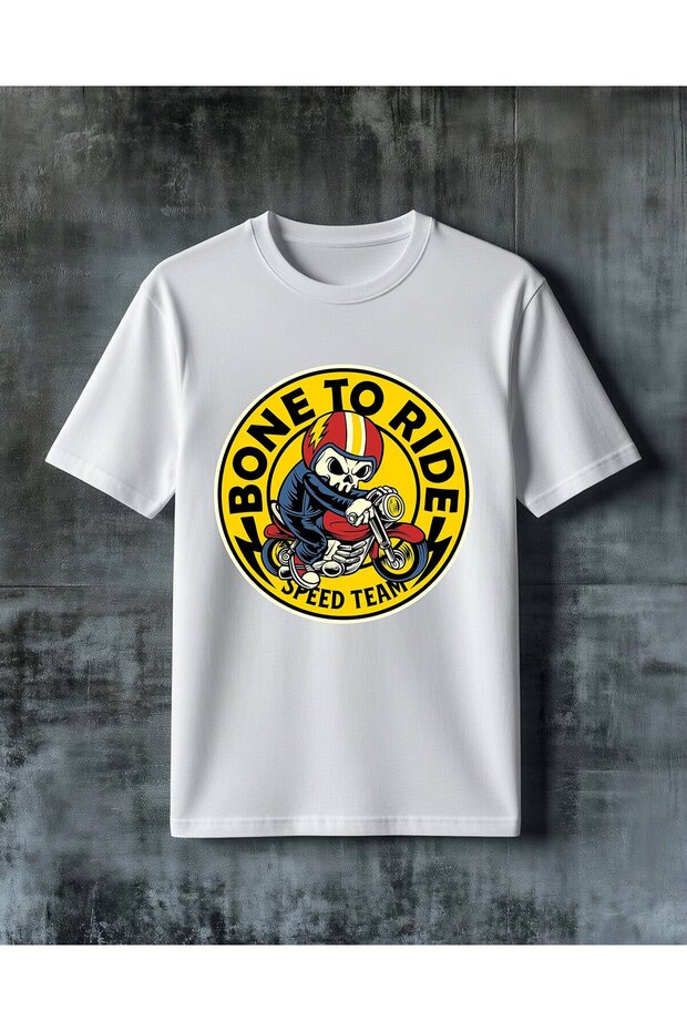 Bone to Ride Hiz Team Printed Oversize T-Shirt