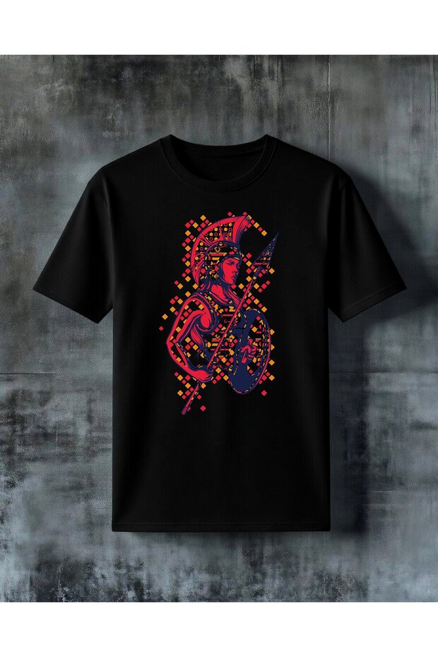 Savasci Kalkan Mizrak Printed Oversize T-Shirt