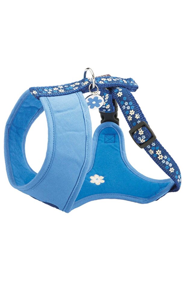 Flower Harness T-Shirt Blue Large