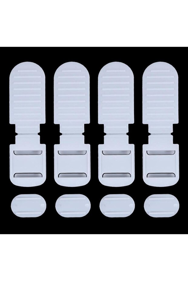 White 4pcs 4/8PCS Adjustable Non-slip Bed Sheet Holder Plastic Bed Cover Fixing Clip Multi-Functiona
