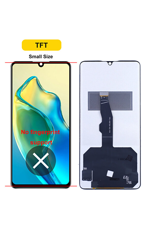 شاشة AMOLED جديدة بدون إطار لـ P30، شاشة LCD مع لوحة لمس رقمية لـ P30