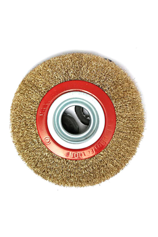 150mm 6 Inch Wire Wheel Brush Stainless Steel for Bench Grinder Polishing Deburring Rust & Paint Rem