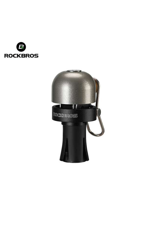 جرس دراجة ROCKBROS BB2502-b مناسب لمقود الدراجة بقطر 22.2 ملم، جرس عالي الصوت 100 ديسيبل للسلامة