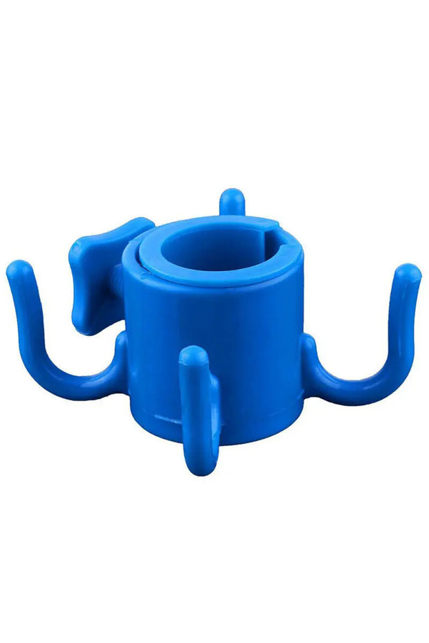 Blue Beach Umbrella Hook Hanging Camping Trip Four Corner Beach Umbrella Hook Clasp for Towels Bags
