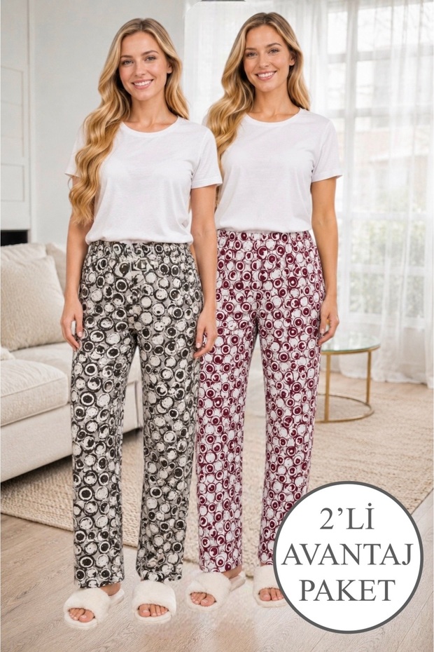 Women's 100% Cotton Single Bottom 2-Piece Advantage Pack